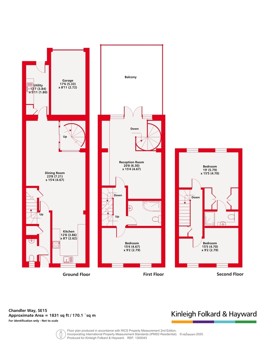 Chandler Way, London, SE15 floorplan