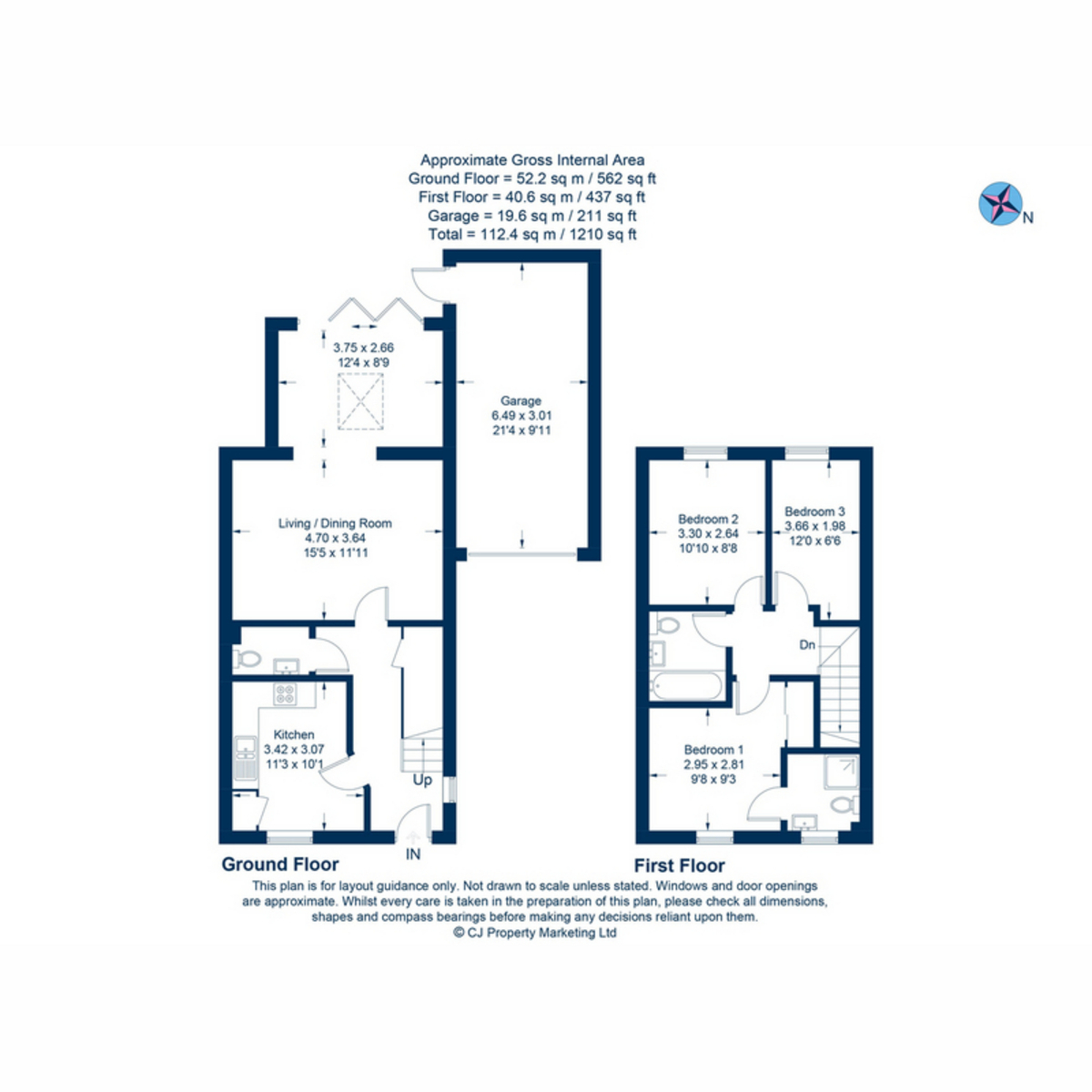 29, Cottongrass Road, Didcot floorplan