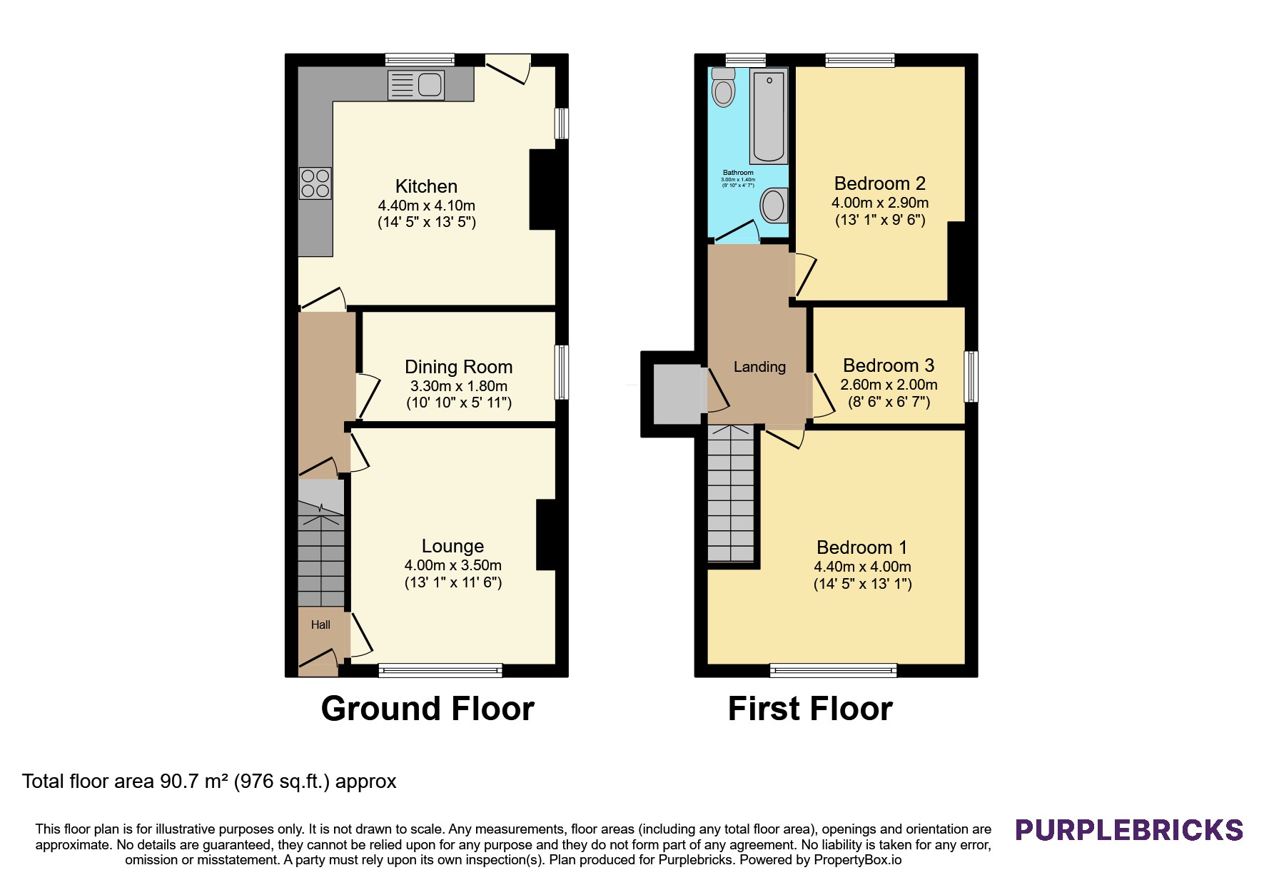 14, Brantwood Terrace, Bishop Auckland floorplan