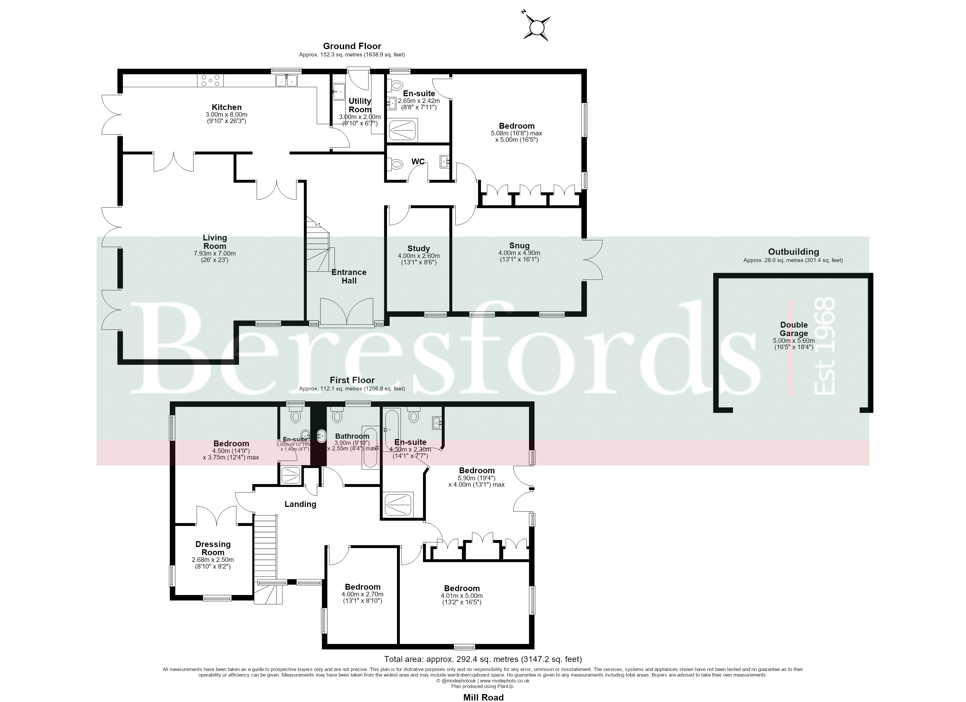 Hunters Moon, 34, Mill Road, Essex floorplan
