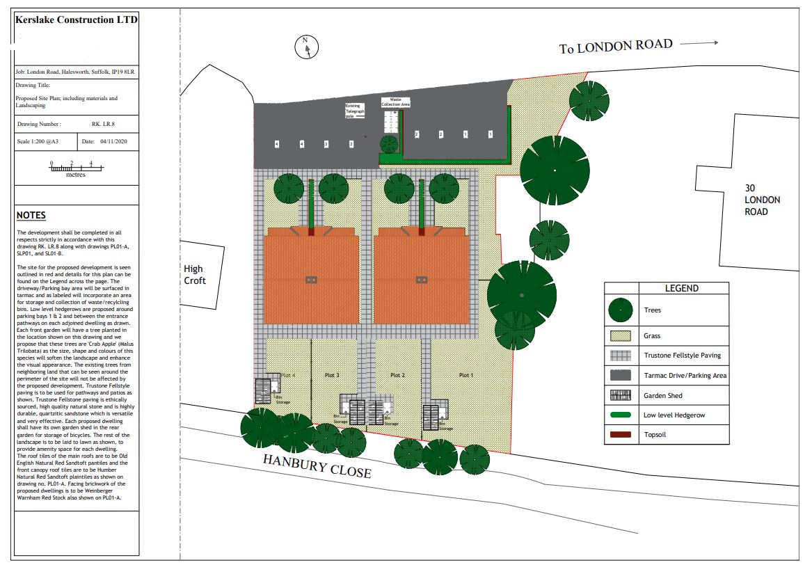 London Road, Halesworth IP19, 2 bedroom semidetached house for sale