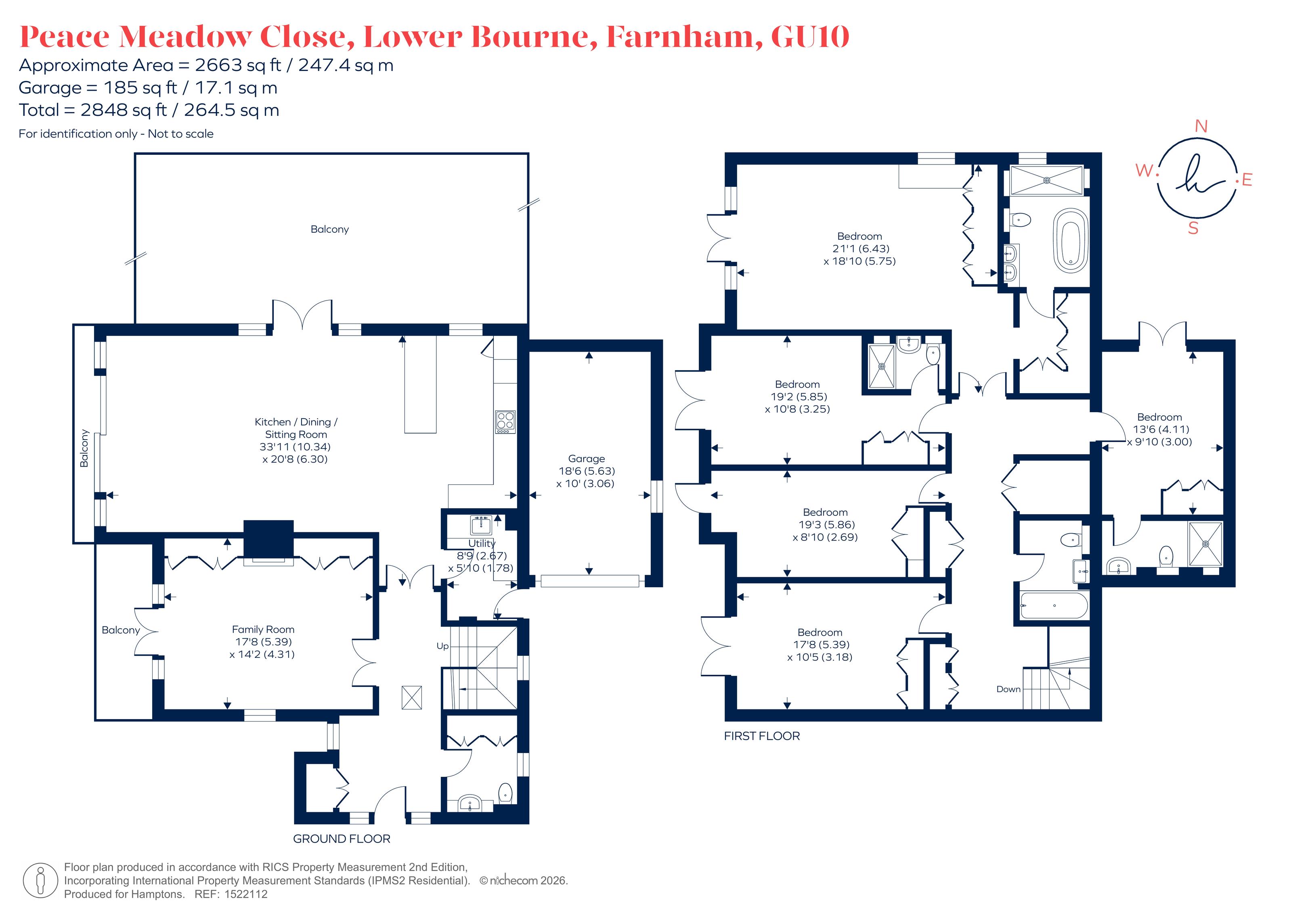 4, Peace Meadow Close, Lower Bourne, Farnham floorplan