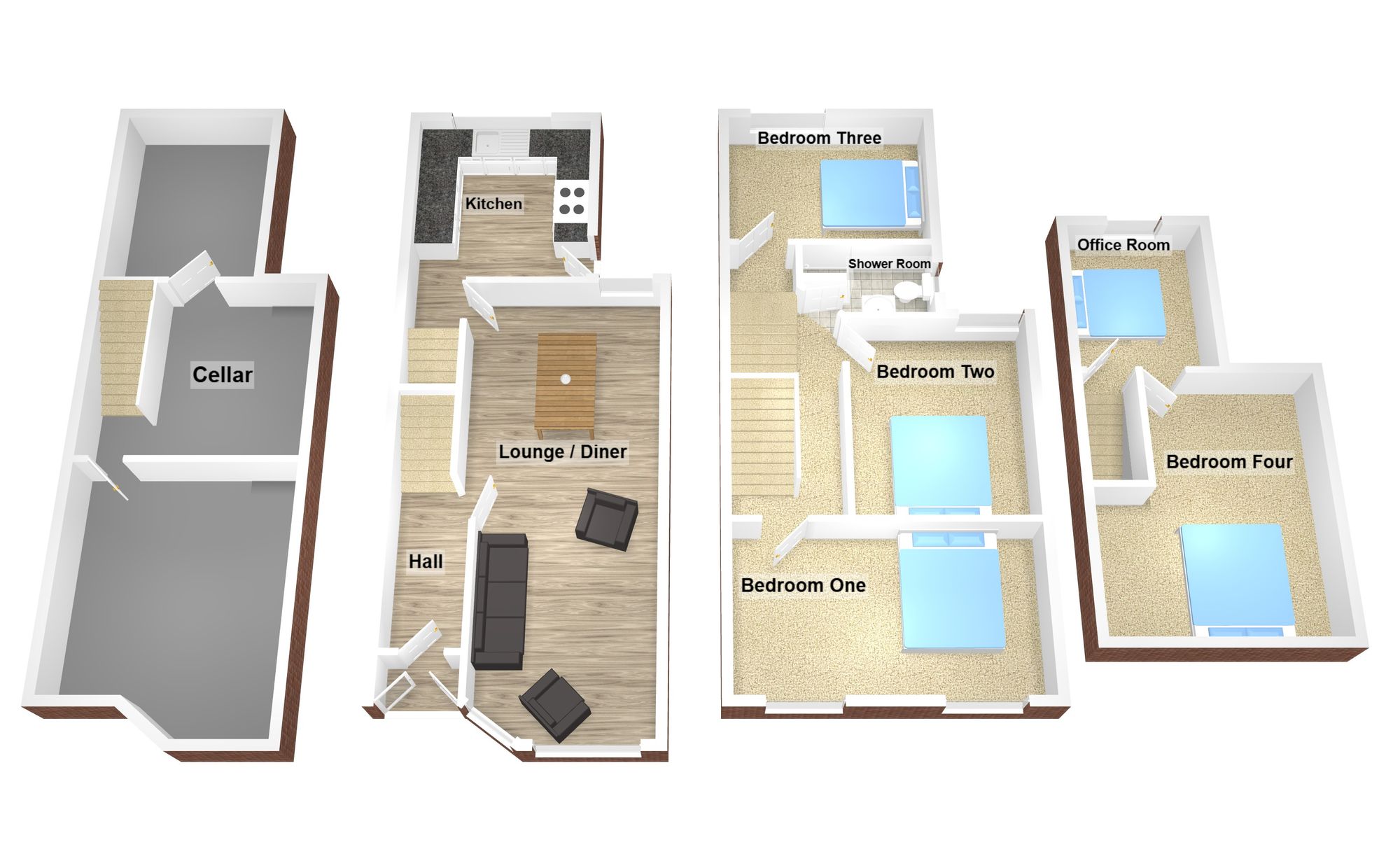 44 Hugh Oldham Drive, Salford floorplan