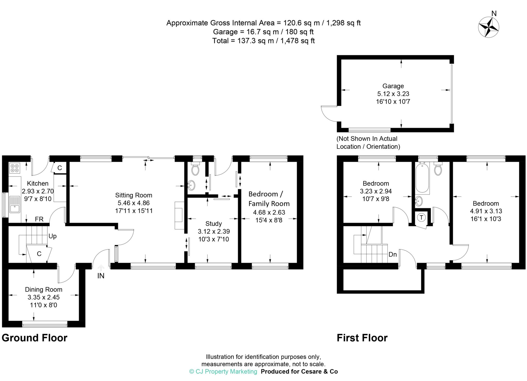 15, Grange Road, Tring floorplan