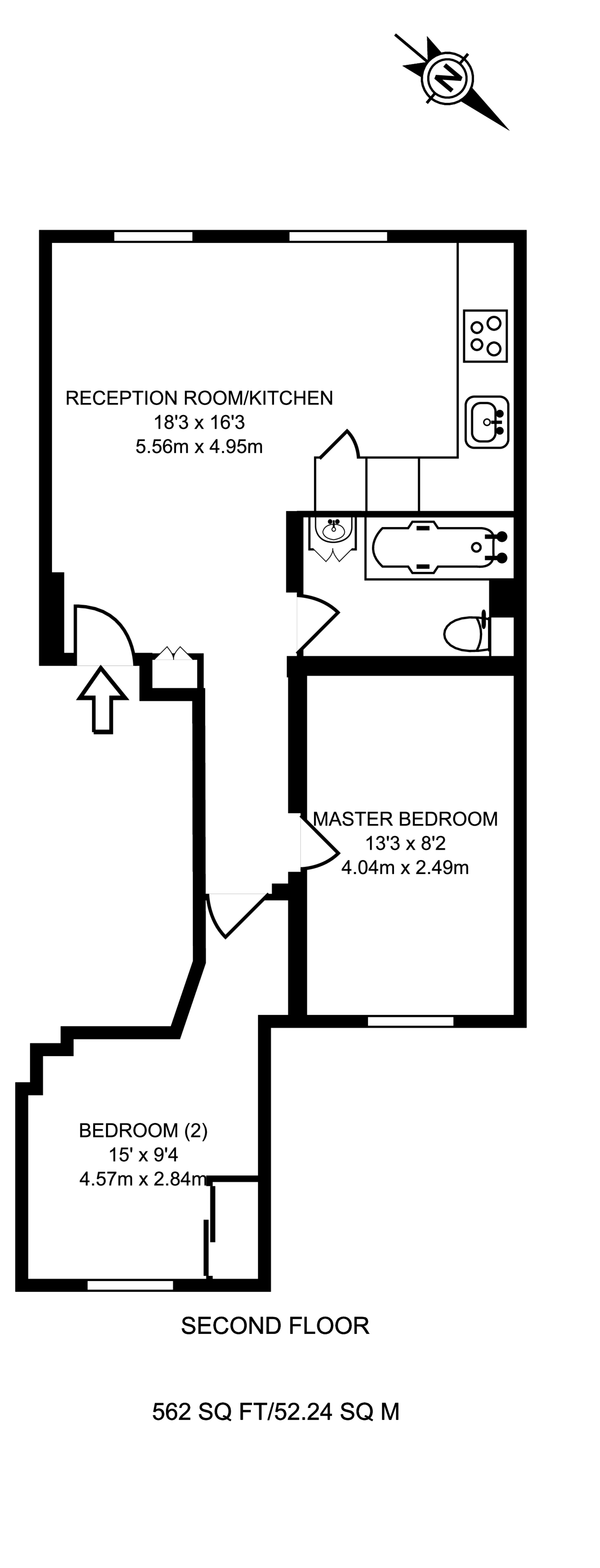 Hatherley Grove, Westbourne Grove floorplan