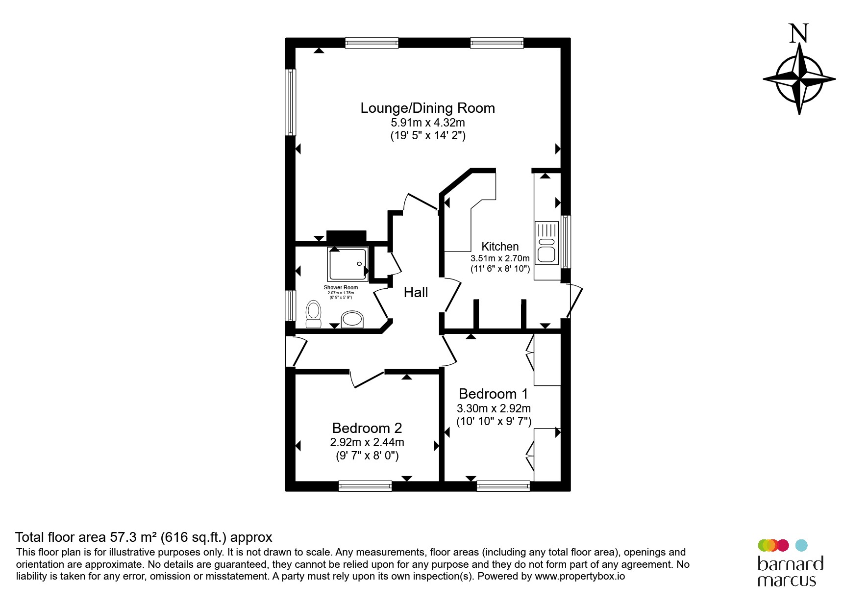 5, Hillcrest Caravan Park, Hillcrest, Tadworth floorplan