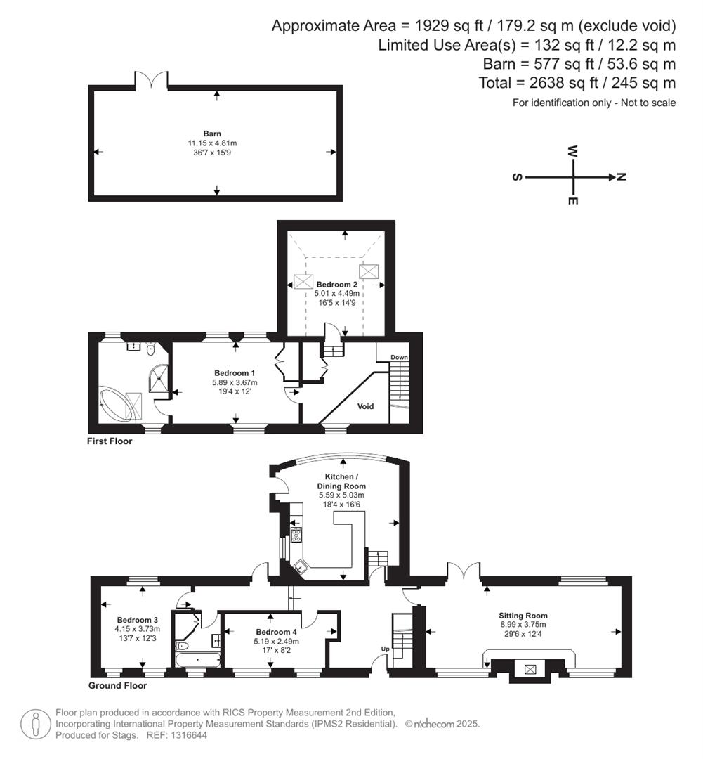 Swallows Meet, Berry Pomeroy, Totnes floorplan