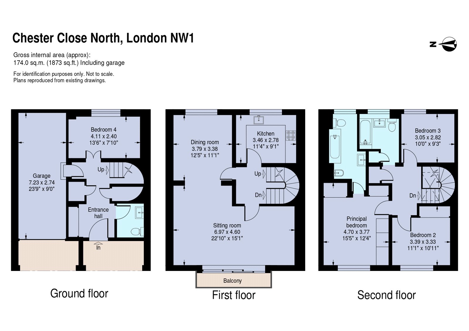 Chester Close North, Regent's Park, London NW1, 4 bedroom terraced