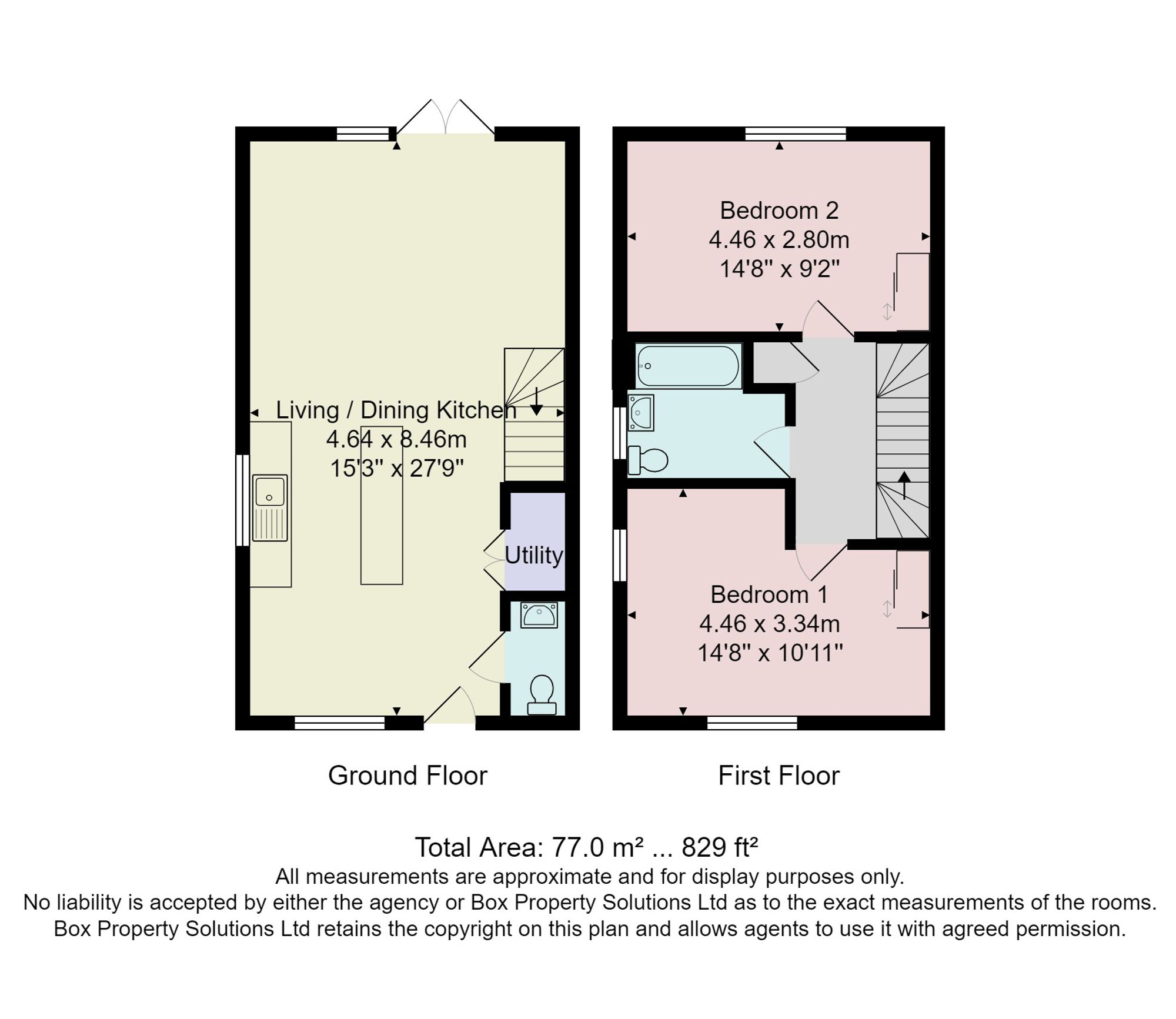 15 Lindley Mews, Harrogate floorplan