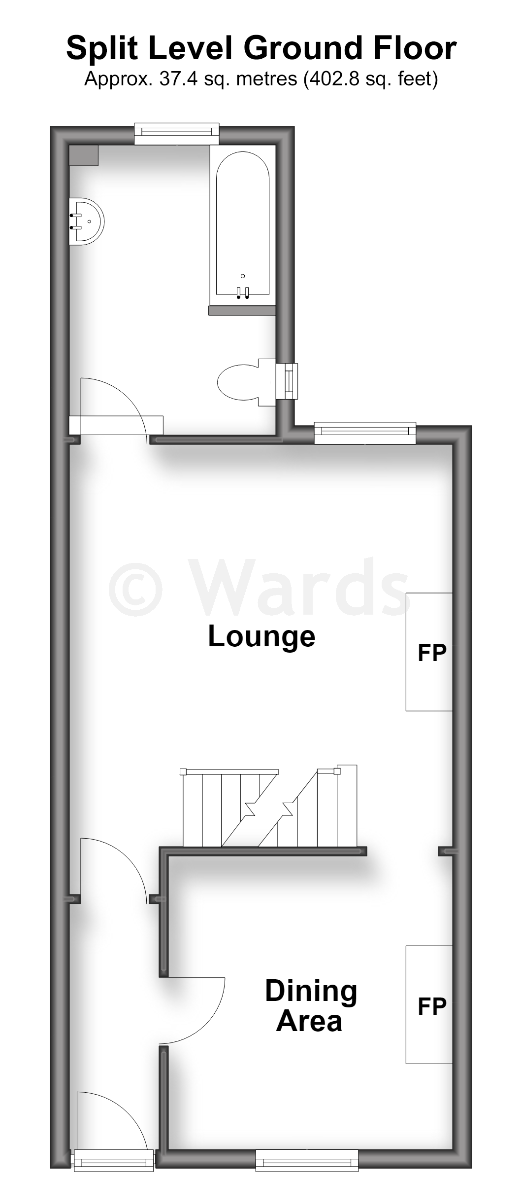 2, Winchelsea Street, Dover floorplan