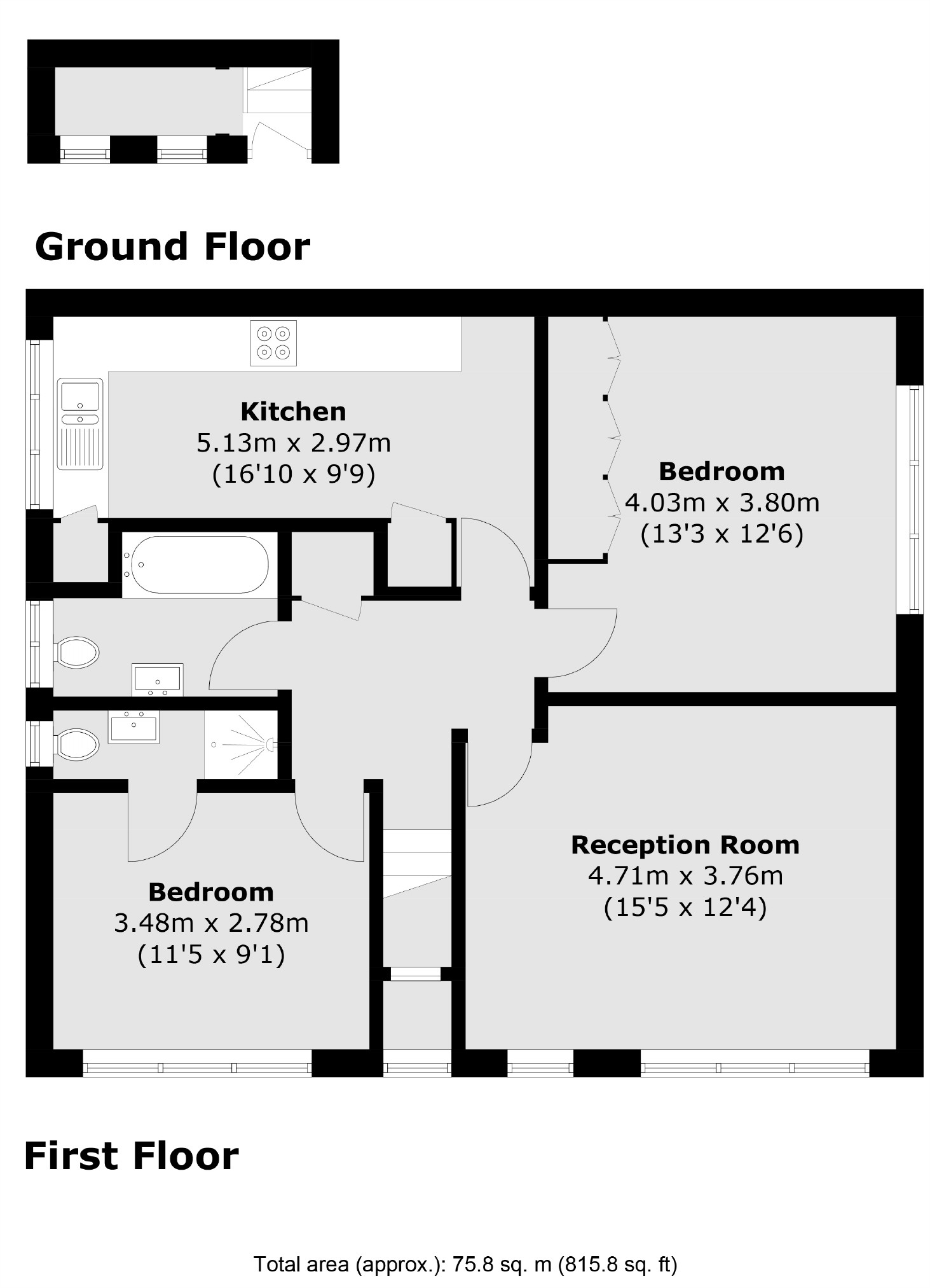 Holden Road, London floorplan
