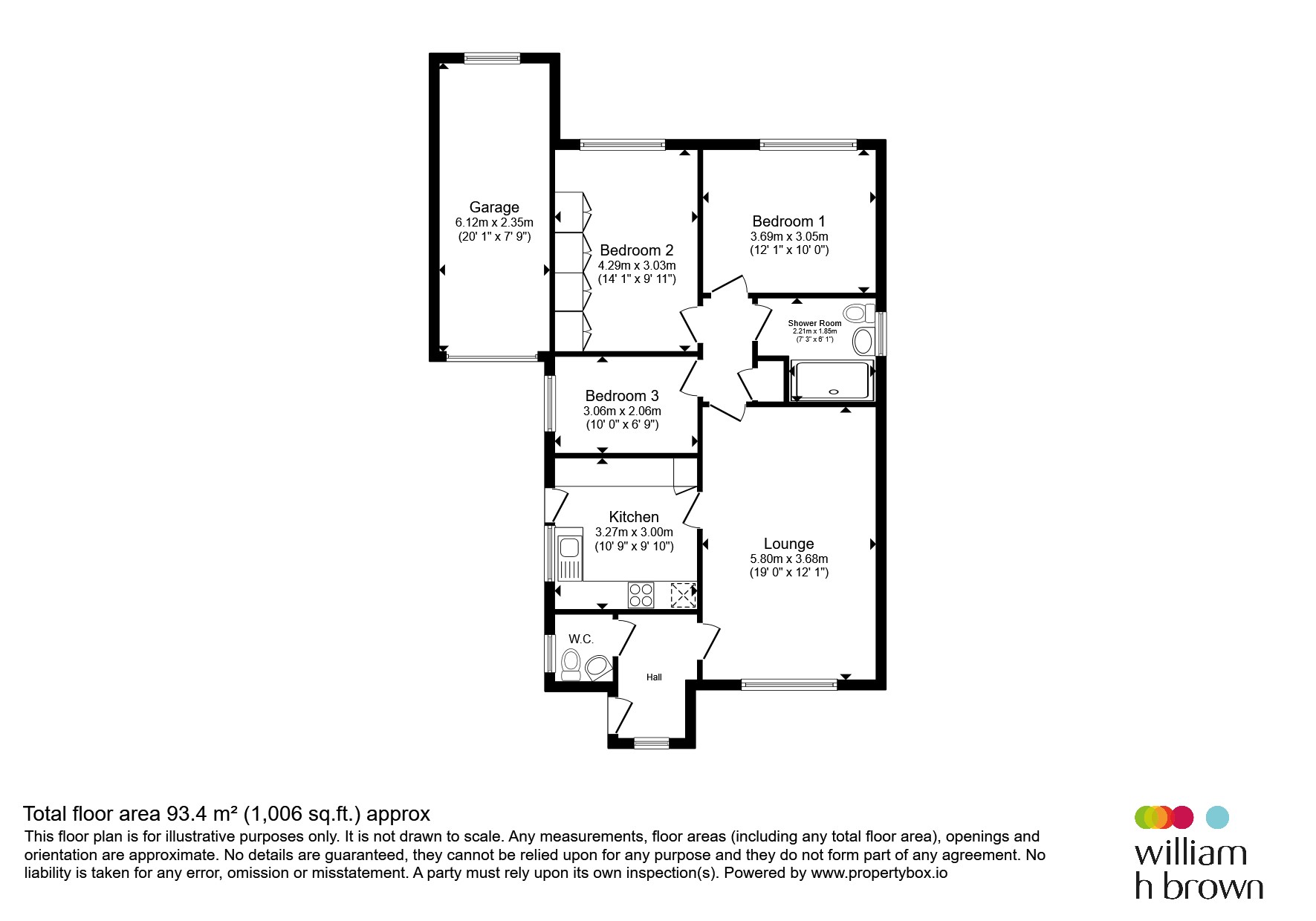 12, Haids Road, Rotherham floorplan