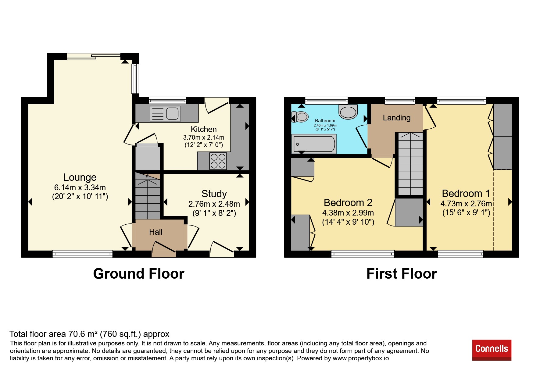 75, The Vineyard, Welwyn Garden City floorplan