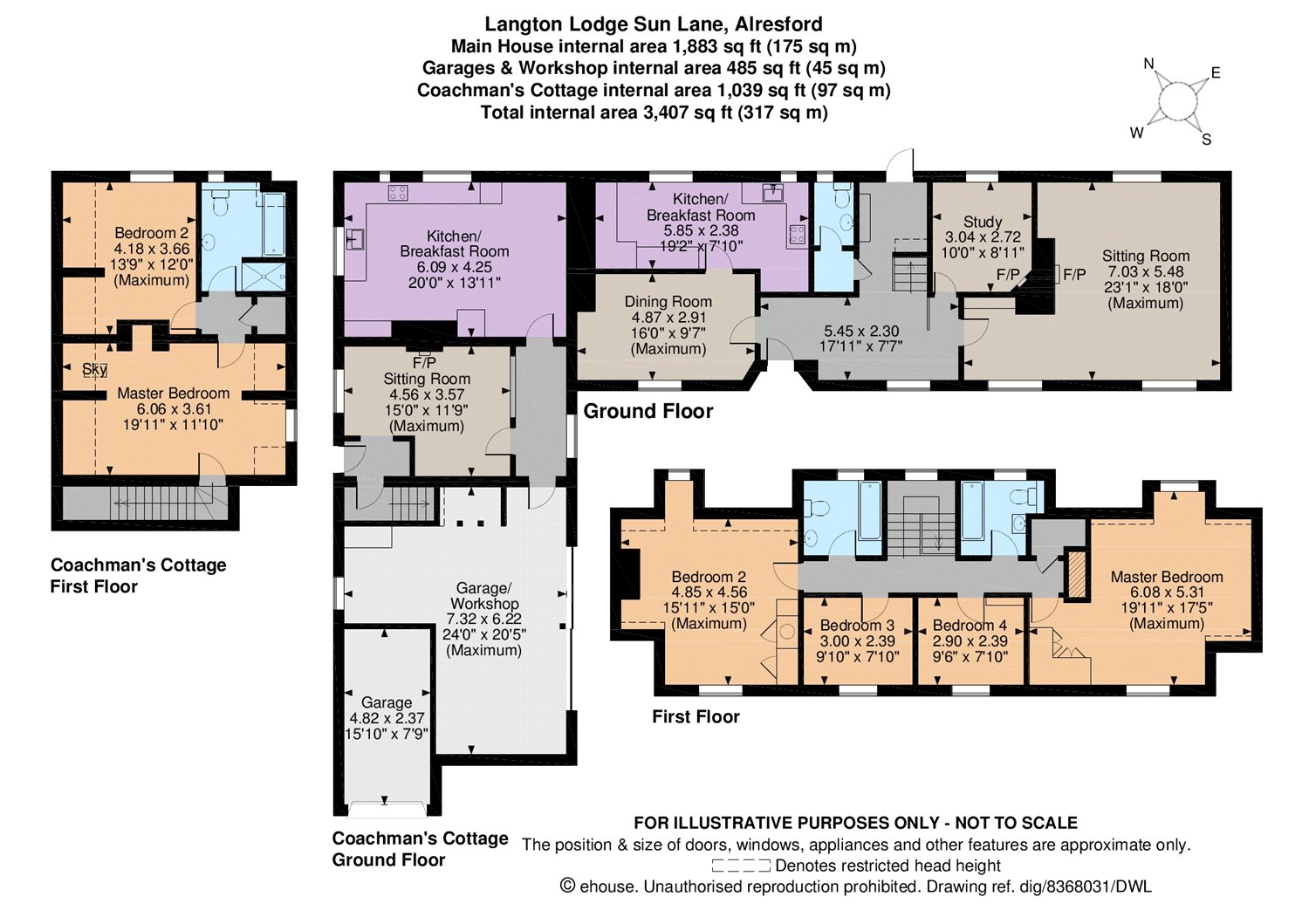 4 Bedrooms Detached house for sale in Sun Lane, Alresford, Hampshire SO24