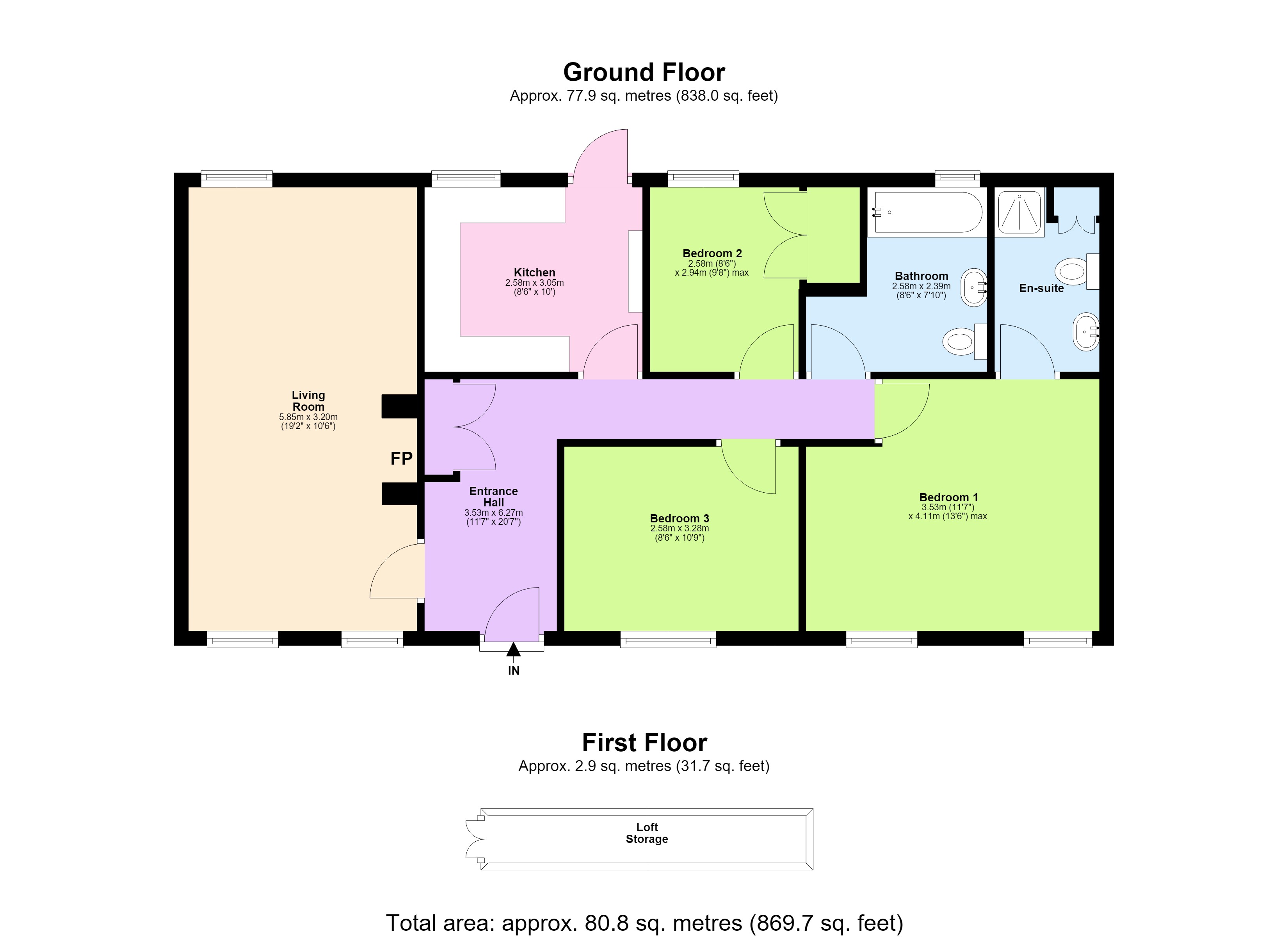 Morgan Gardens, Watford floorplan