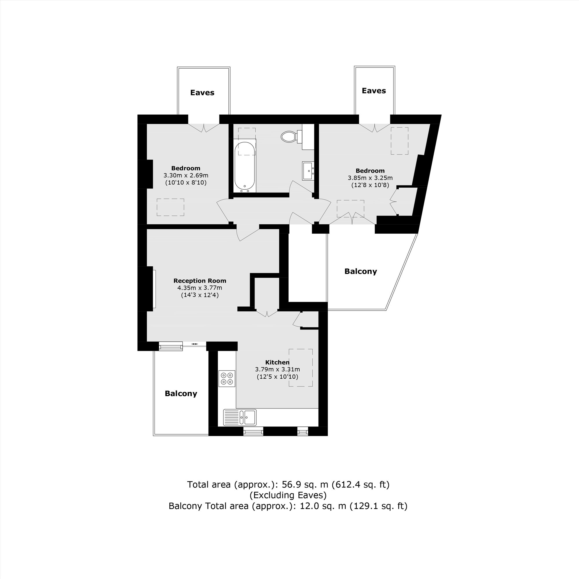 Cavendish Road, London floorplan