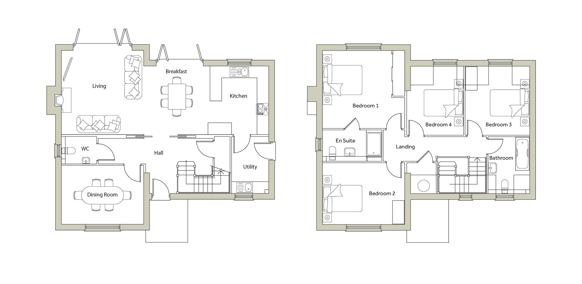 4 Bedrooms Detached house for sale in Rose, Plot 5 Latchingdon Park, Latchingdon, Essex CM3