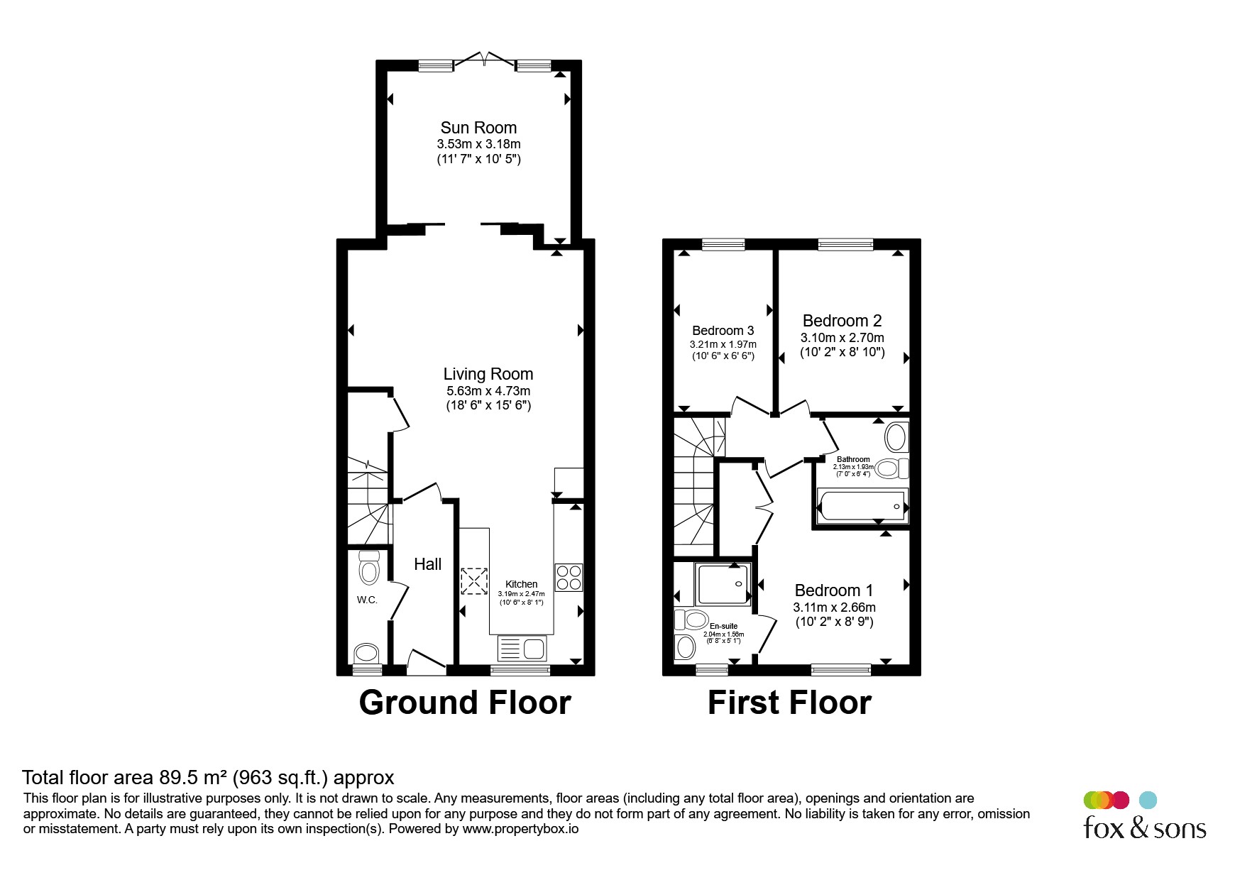 39, Cornfield Way, Worthing floorplan