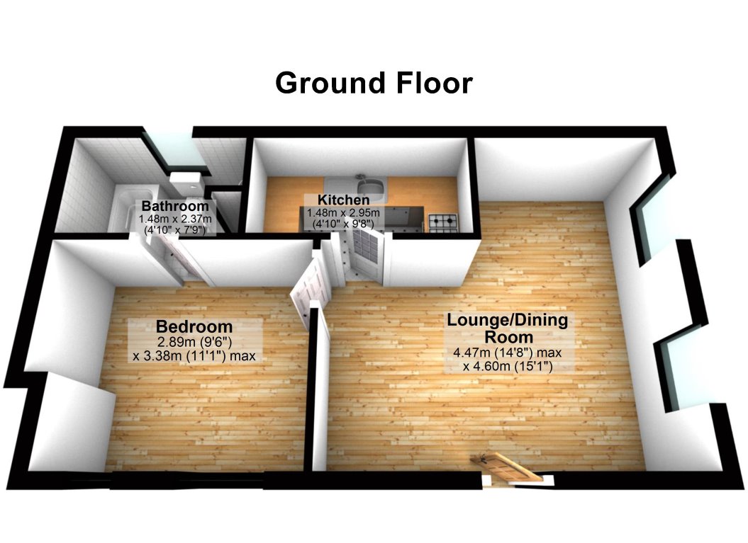 1, Cecil Pacey Court, Peterborough floorplan