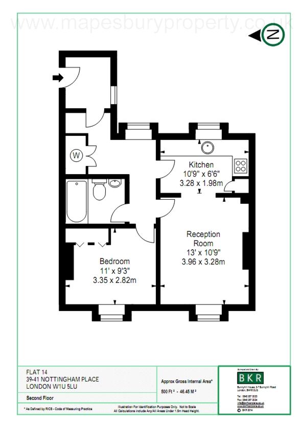 1 Bedrooms Flat to rent in Cedar House, Nottingham Place, Marylebone W1U