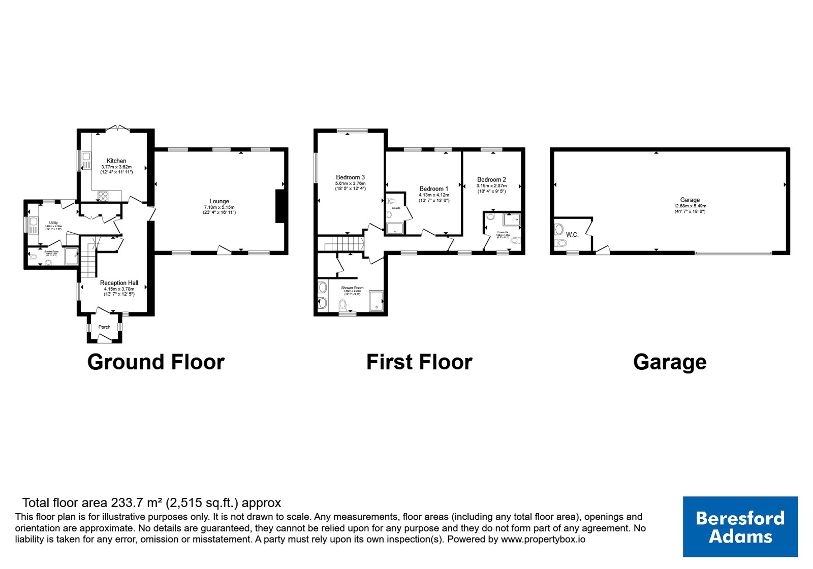 Fron Oleu,, Llanbedrog, Gwynedd floorplan