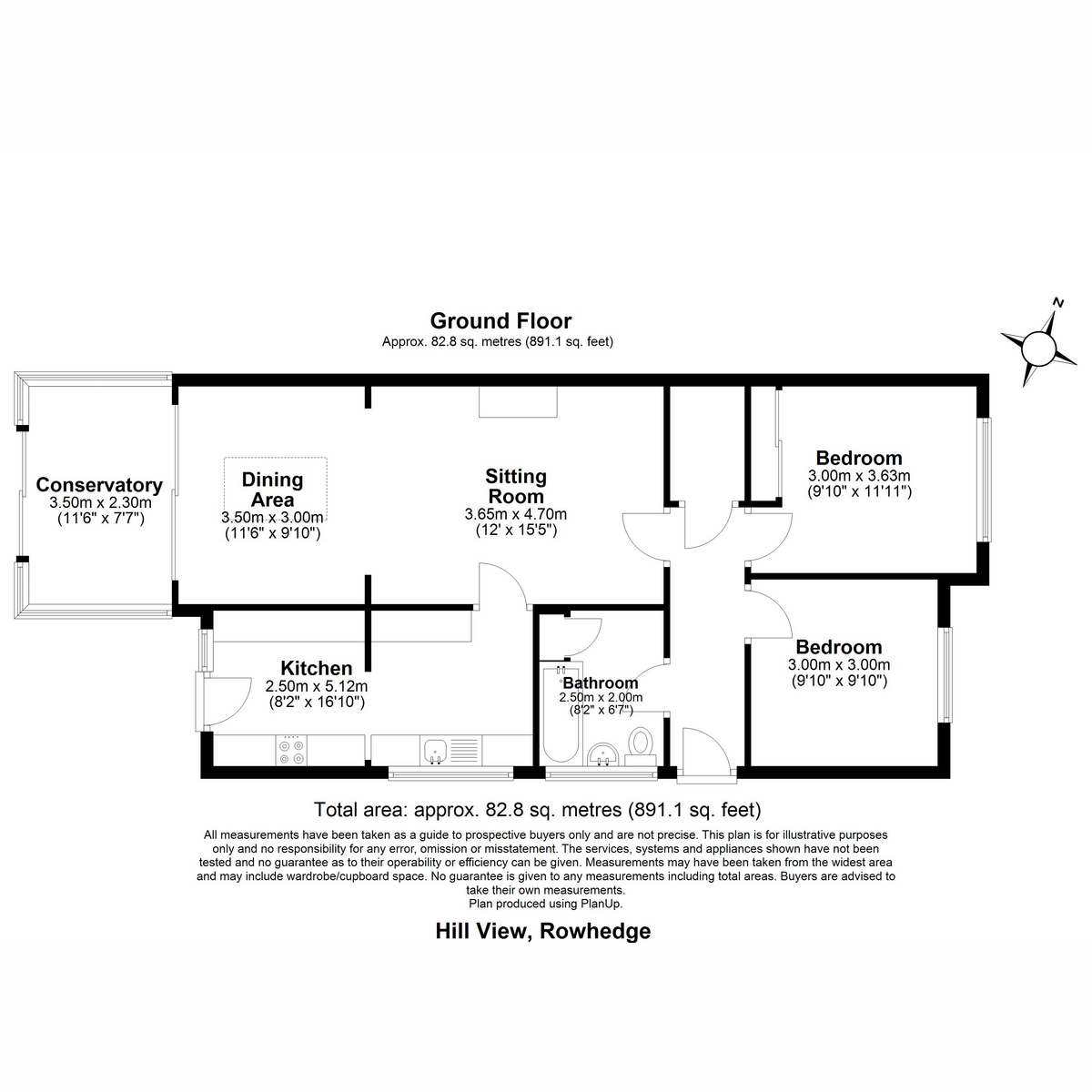 87, Hillview Close, Colchester floorplan
