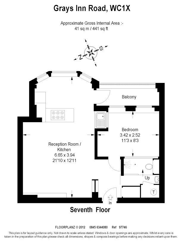 1 Bedrooms Flat to rent in Grays Inn Road, London WC1X