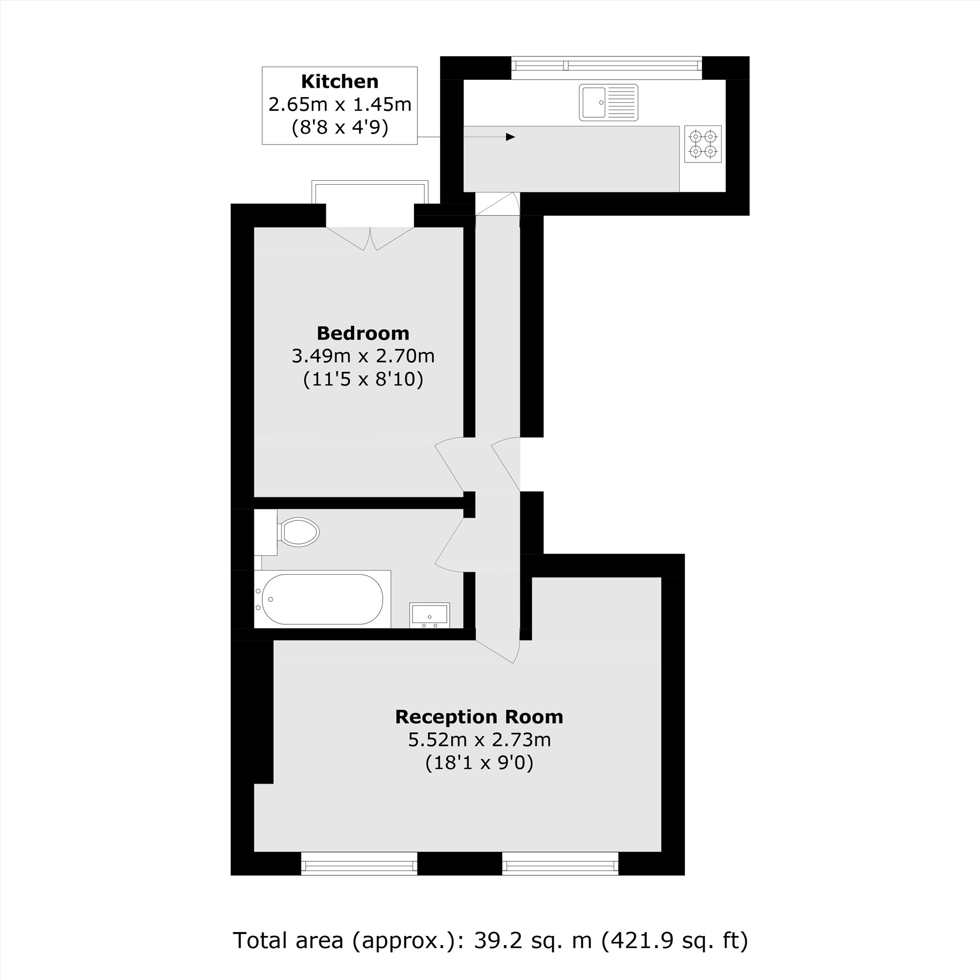 98C, St. John's Hill, London floorplan