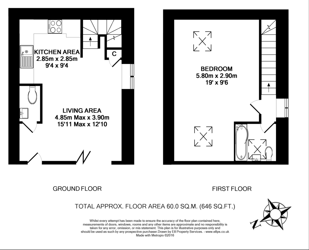 Keepers Cottage, Headington Hill Park, Oxford floorplan