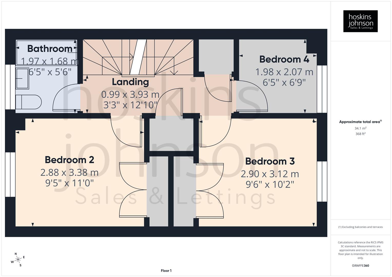 32, Nant Arian, Pontypridd floorplan