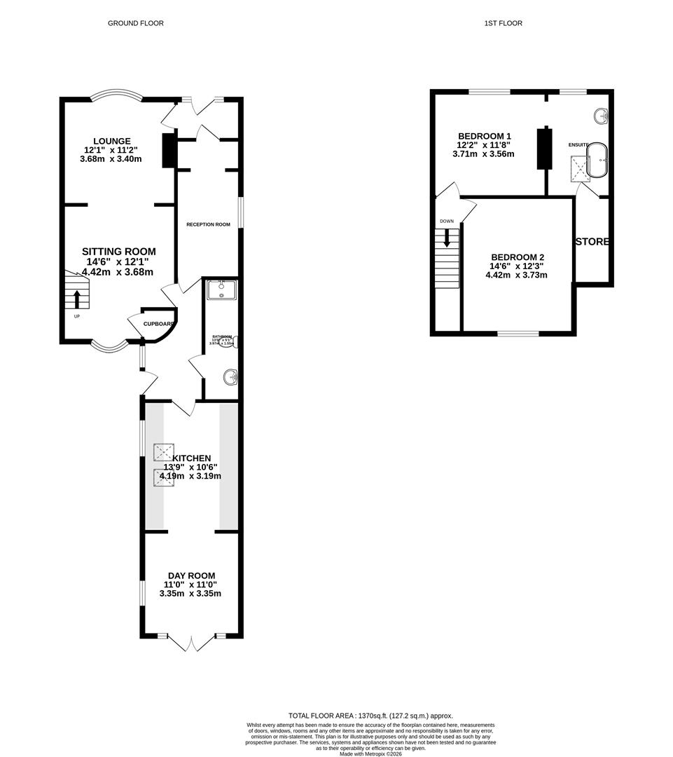 48, George Street, Cottingham floorplan
