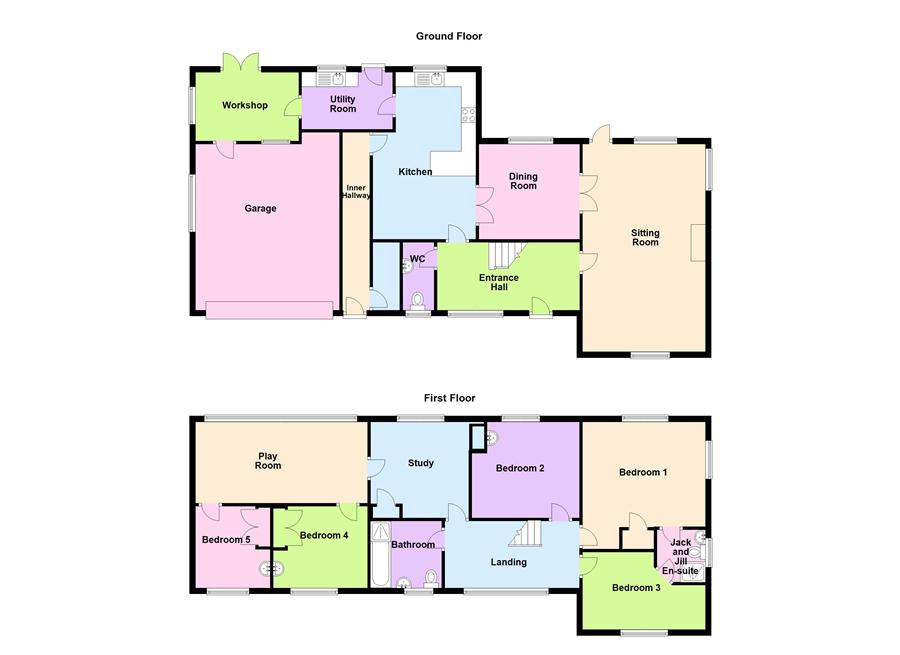 Rectory Close, Harvington floorplan