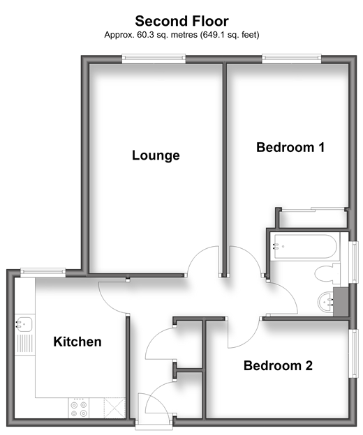 Victoria Avenue, Shanklin floorplan