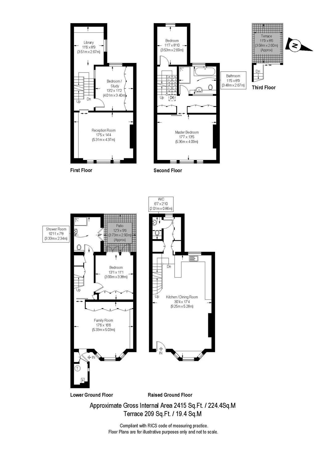 4 Bedrooms  to rent in St Lawrence Terrace, London W10