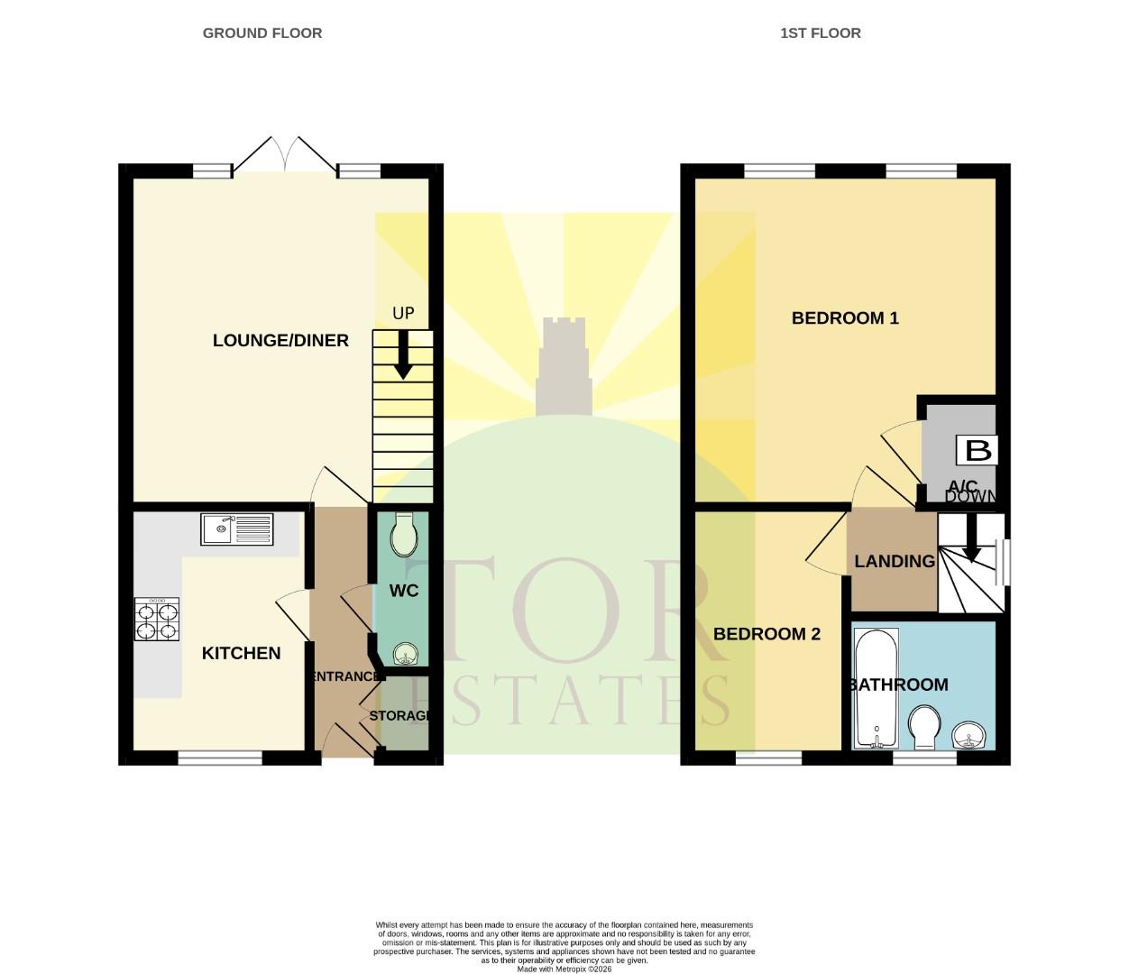 10, Sharpham Road, Glastonbury floorplan