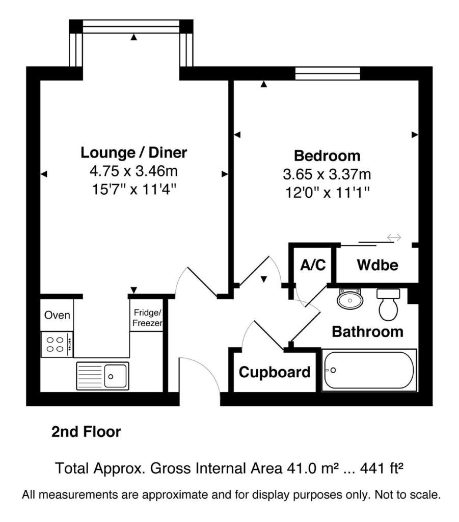 Francis Court, Worplesdon Road, Guildford GU2, 1 bedroom property for