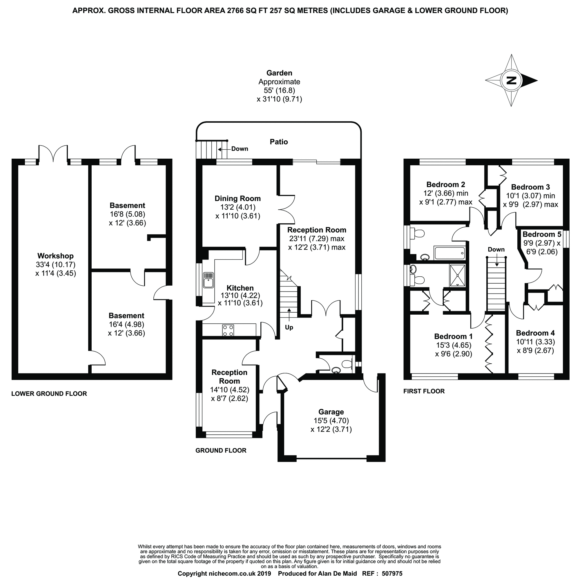 5 bed detached house for sale in Hillbrow Road, Bromley BR1 Zoopla
