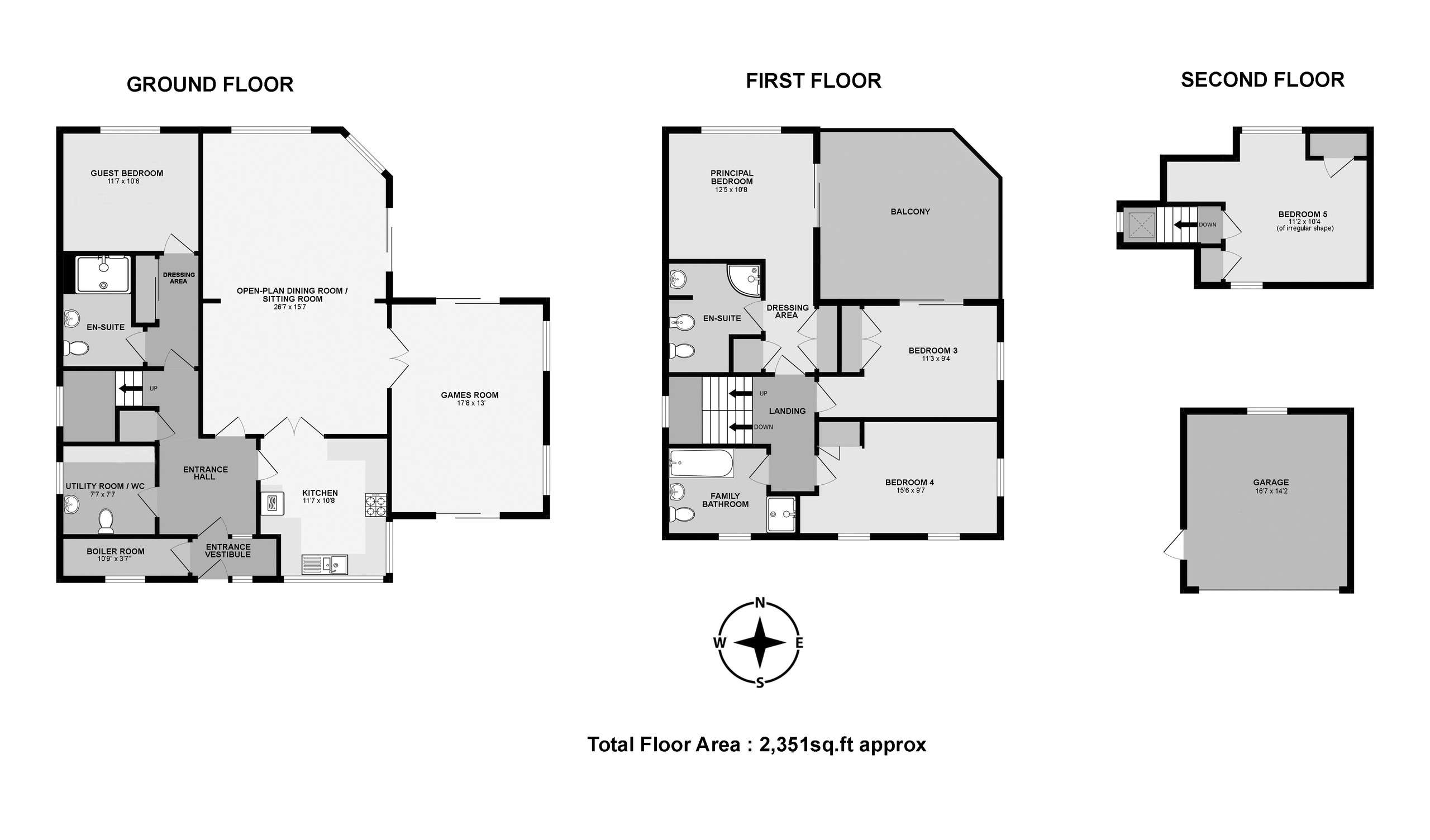 Four Winds, St. Austell floorplan