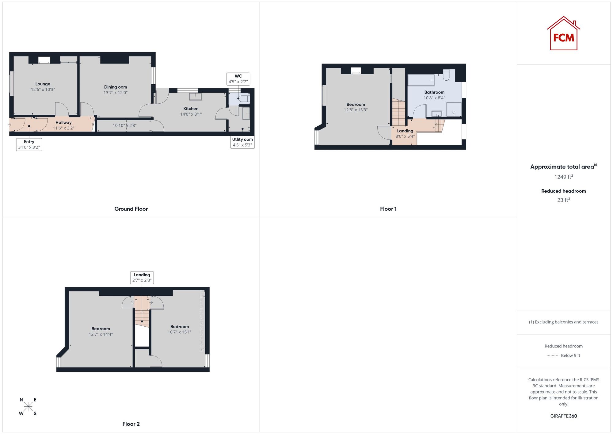 37 Crossfield Road, Cleator Moor floorplan