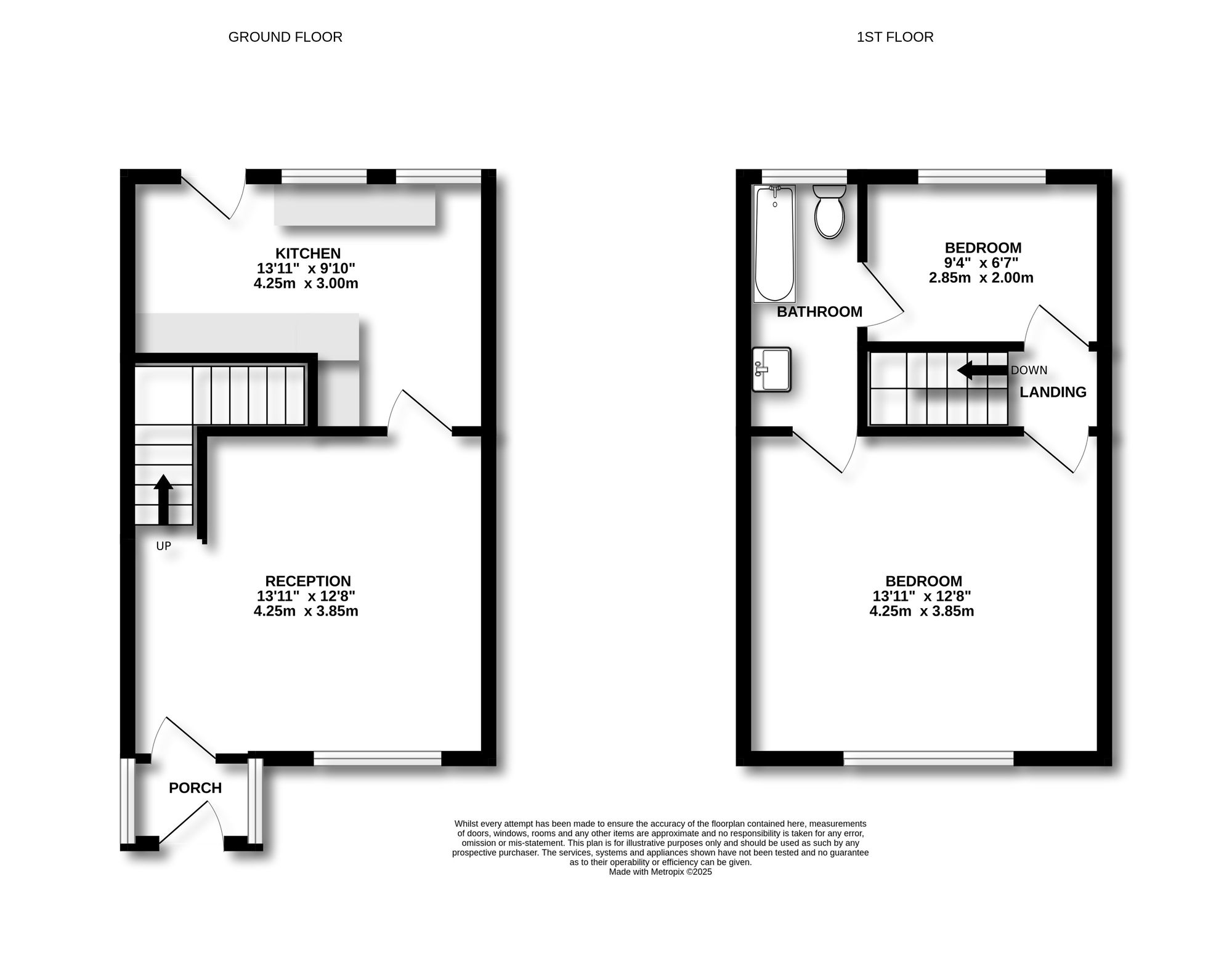 352 Hollins Lane, Bury floorplan
