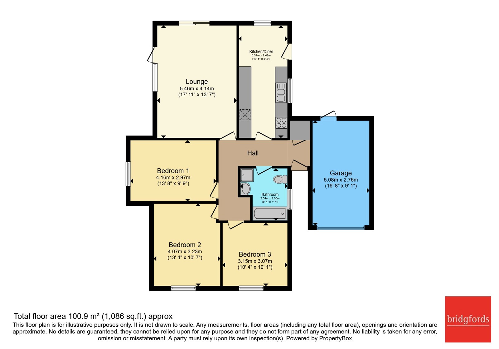 138, Bridge Lane, Warrington floorplan