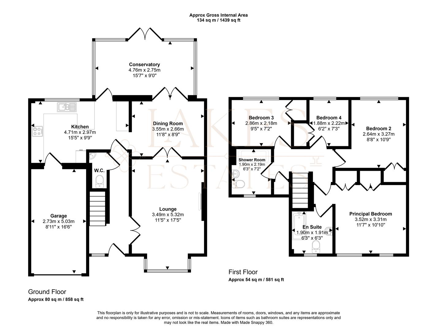 17, Parklands Way, Penrith floorplan