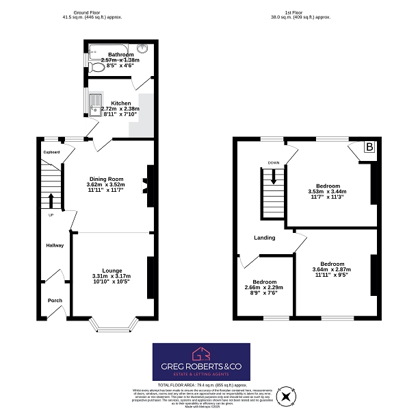 185 Alma Street, Abertillery floorplan