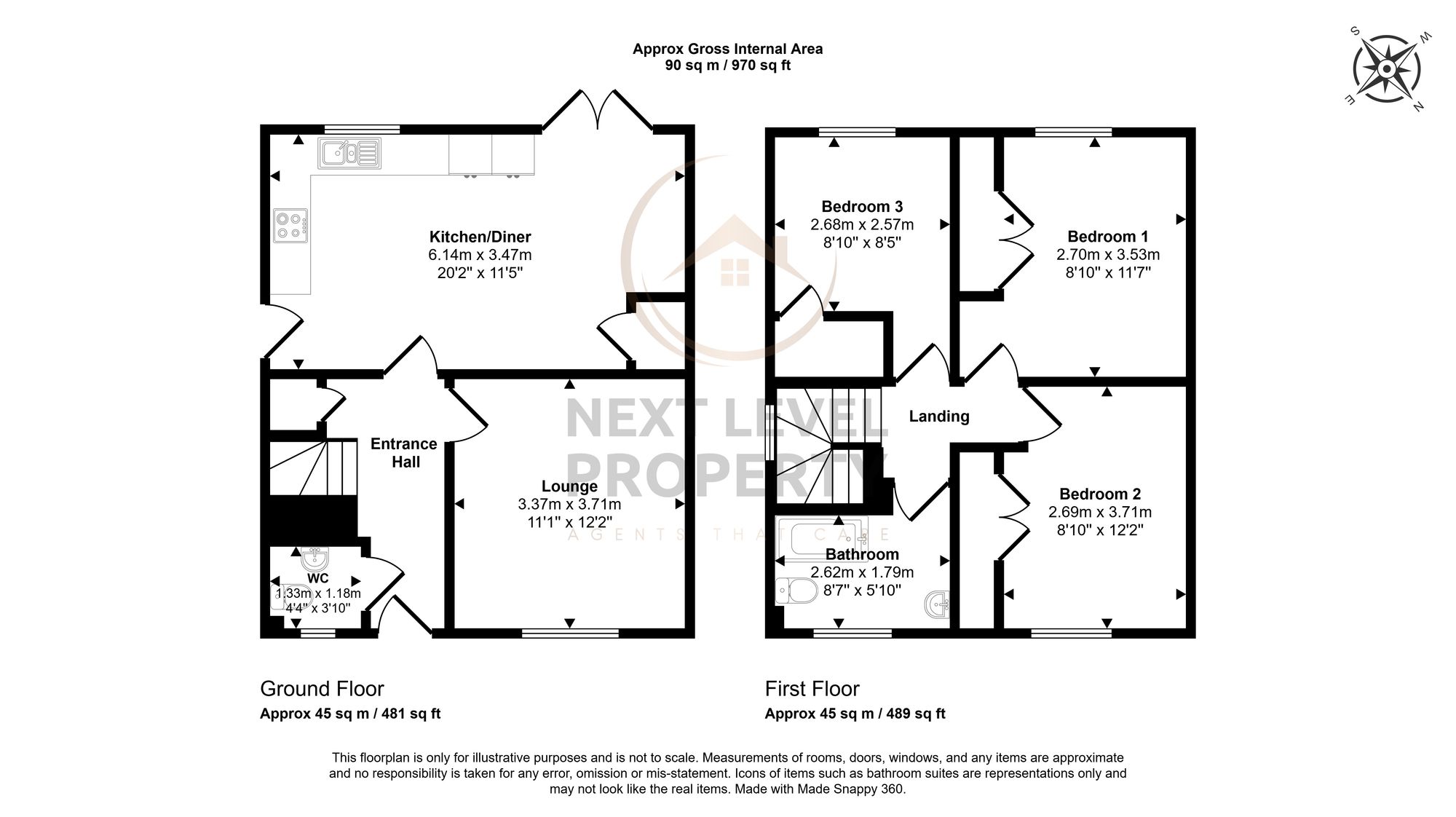 343 High Road, Wisbech floorplan