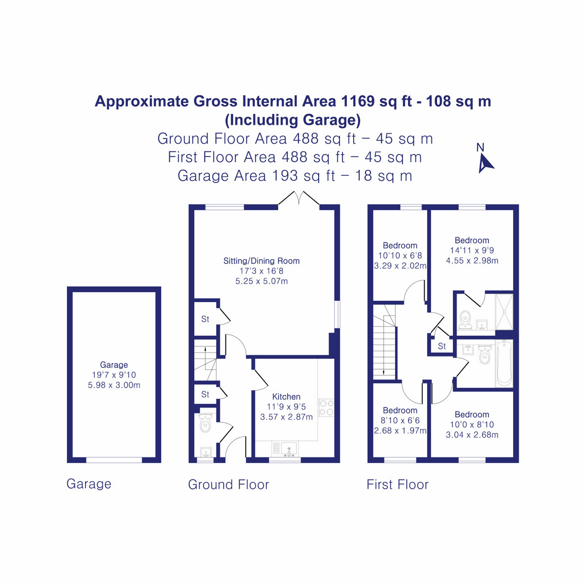 31, Broad Way, Upper Heyford floorplan