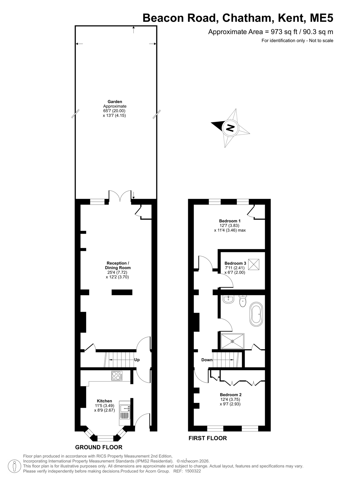 303, Beacon Road, Kent floorplan