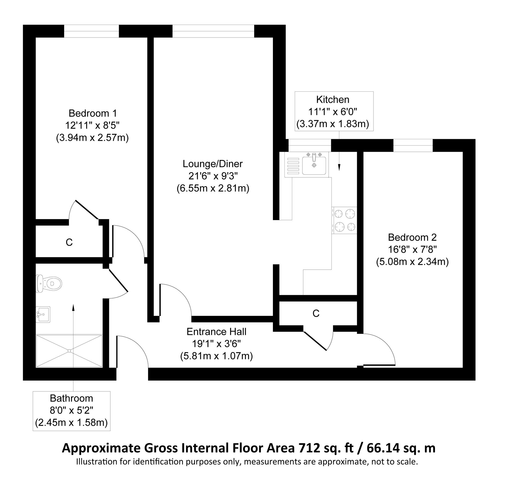 Flat 26, The Mallards, Southend-On-Sea floorplan