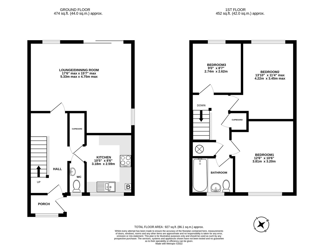 Oberon Way, Shepperton TW17, 3 bedroom end terrace house for sale ...