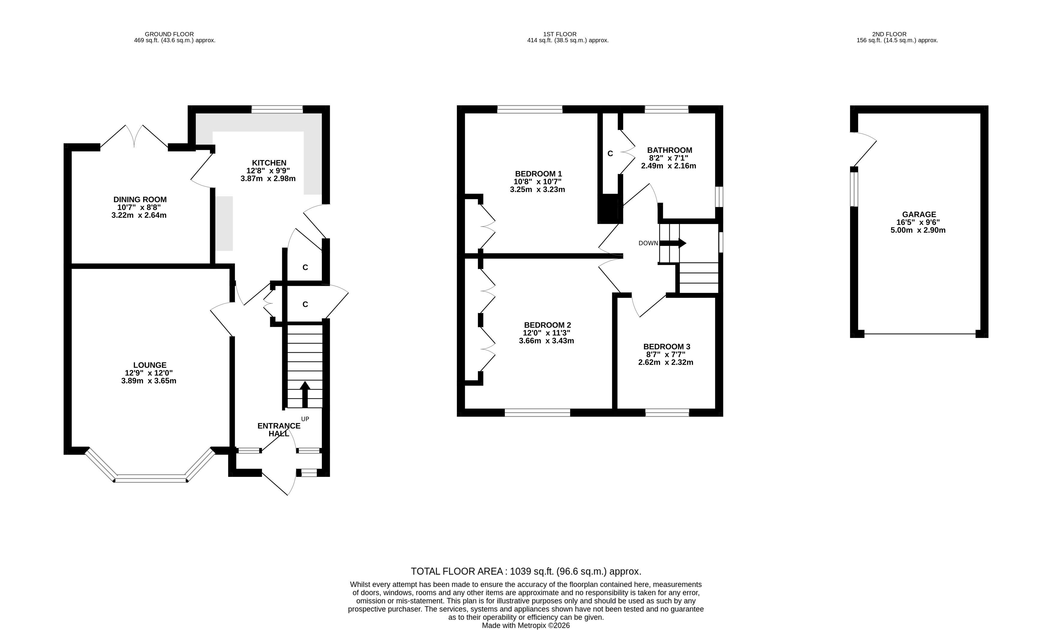 70, Holme Grove, Ilkley floorplan