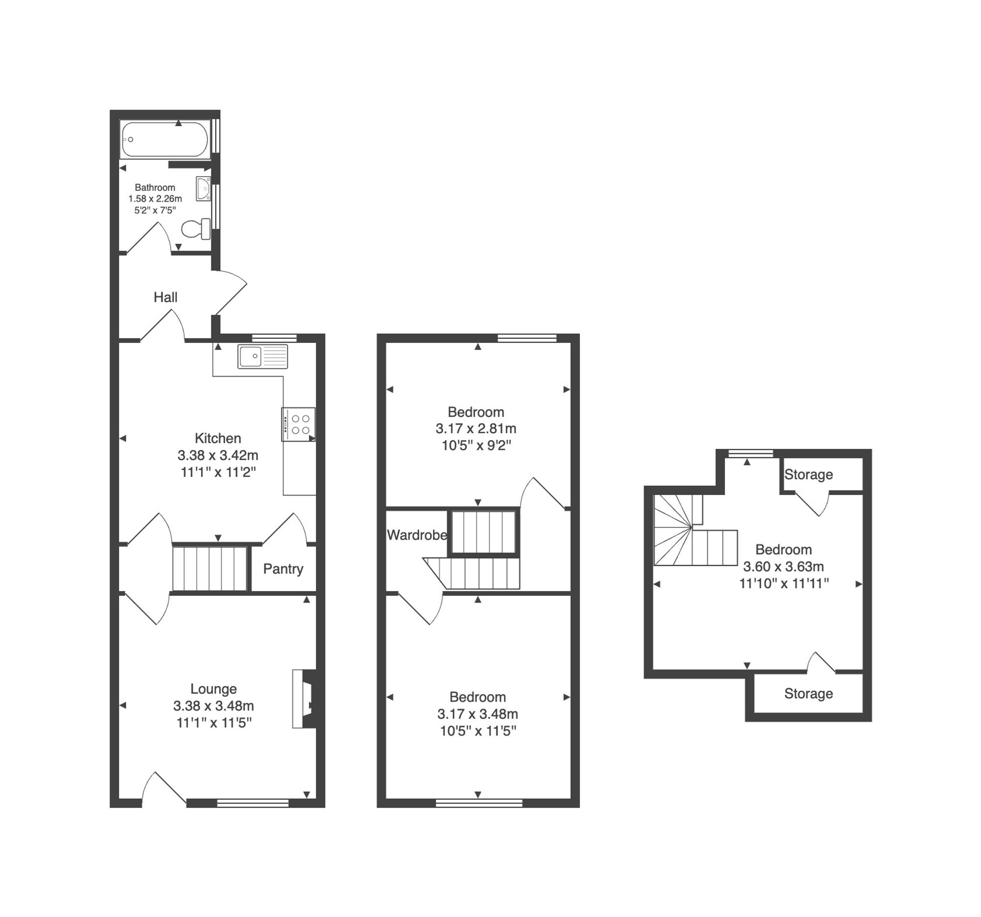 59 St. Johns Street, Nottingham floorplan